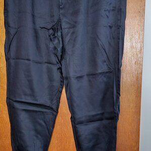 Nine West Black Tie Waist Joggers